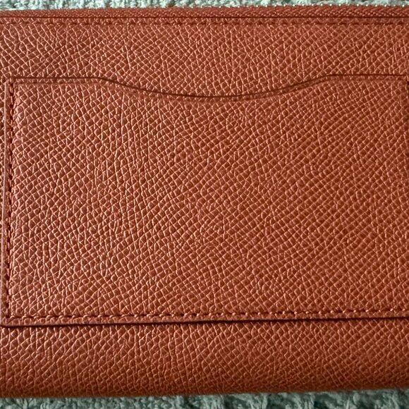 Coach Zip-around Brown Leather Wallet - New - Picture 5 of 5